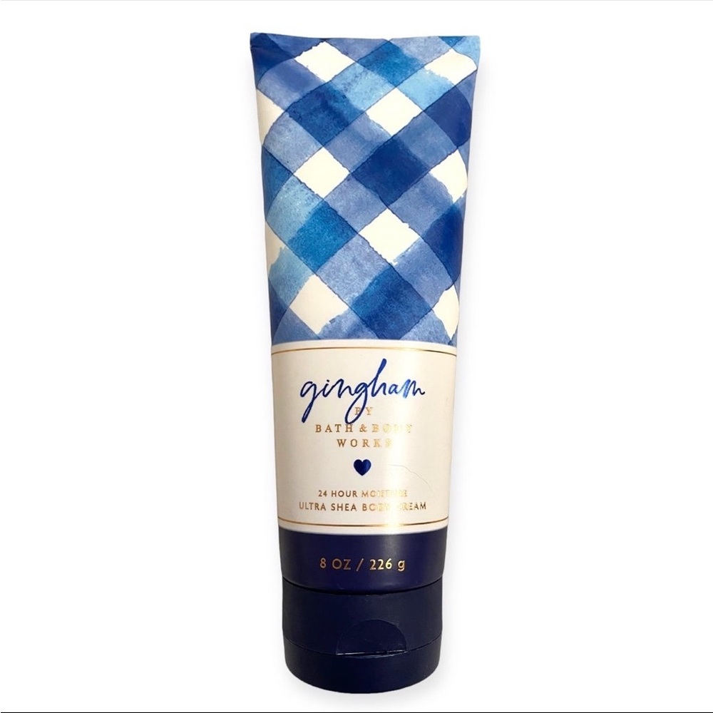 NEW Bath & Body Works Gingham 24 Hour Ultra Shea Body Cream 226g / 8 fl oz